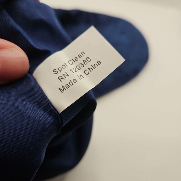 NAVY BLUE VELVET CHRISTMAS STOCKING W/SILVER JINGLE BELLS Hobby Lobby - Picture 6 of 12